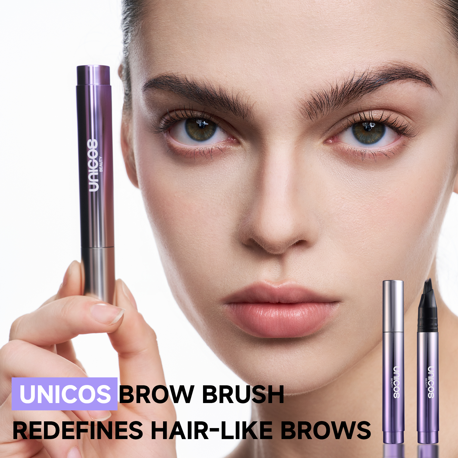 Angled Eyebrow Brush